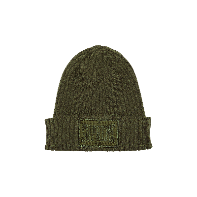 Pre-owned Supreme Overdyed Patch Beanie 'olive' In Brown | ModeSens