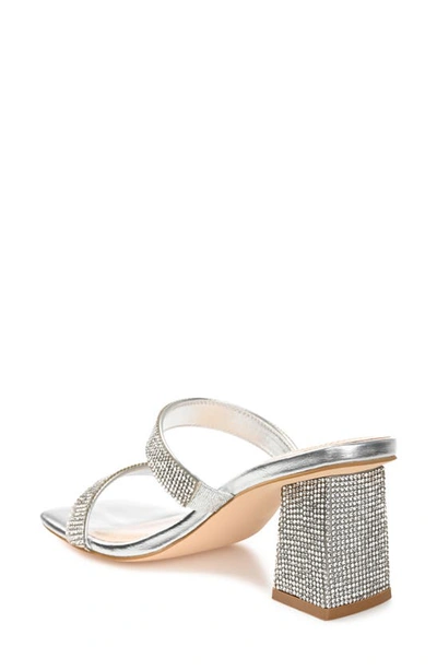 Journee Collection Women's Shandee Slide Dress Sandals Women's Shoes In Silver