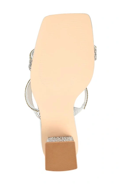 Journee Collection Women's Shandee Slide Dress Sandals Women's Shoes In Silver