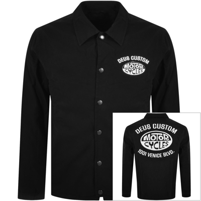 Shop Deus Ex Machina Frontier Coach Jacket Black