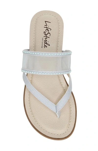 Shop Lifestride Radiant Sandal In Pearl Blue Fabric