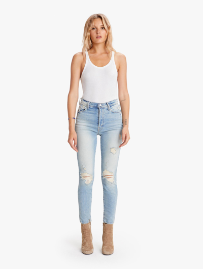 Shop Mother The Super Stunner Ankle Say Amen, Again! Jeans In Blue