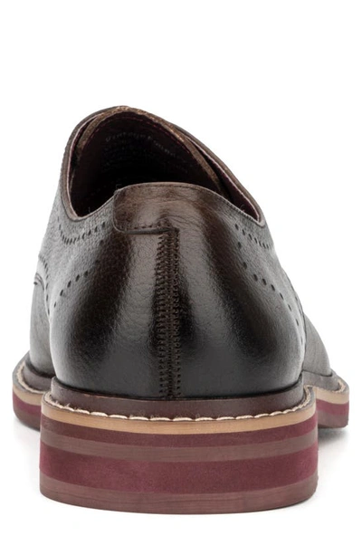 Shop Vintage Foundry Smith Brogue Leather Derby In Brown