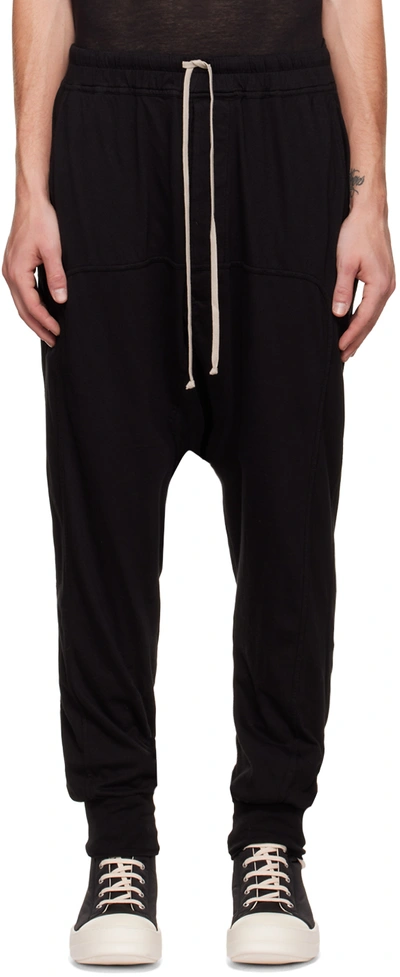 Rick Owens Drkshdw Black Prisoner Lounge Pants In 09 Black | ModeSens