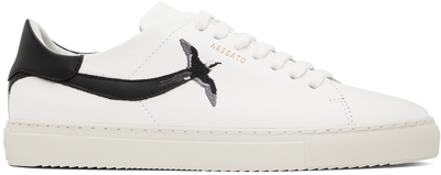 Shop Axel Arigato White Clean 90 Stripe Bee Bird Sneakers In Black