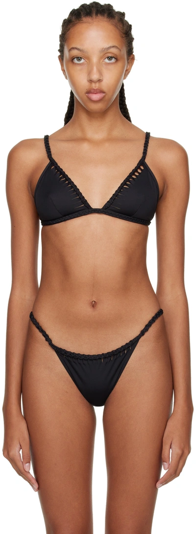 Shop Agent Provocateur Black Sofi Bikini Top In 001000 Black