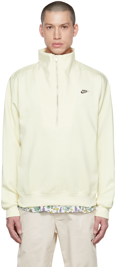Nike Yellow Sportswear Circa Sweater In Coconut Milk/off Noi | ModeSens
