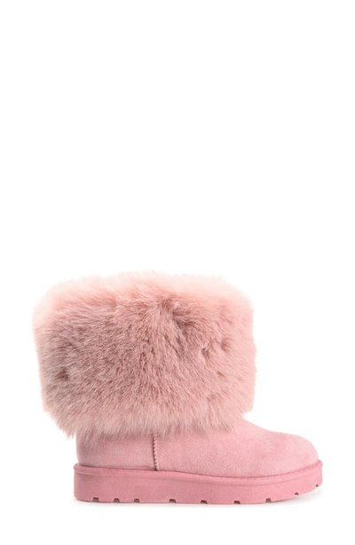 Journee Collection Shanay Tru Comfort Faux Fur Boot In Pink