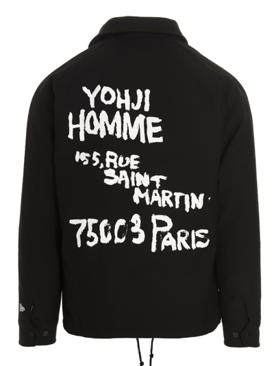 Shop Yohji Yamamoto Wcoach Jacket In Black