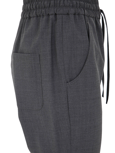 Shop Aspesi Regular Pants Mod 0136 In Grigio Grey