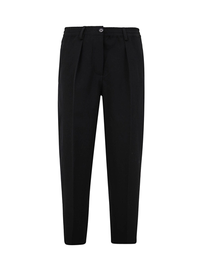 Shop Aspesi Regular Pants Mod 0134 In Nero Black