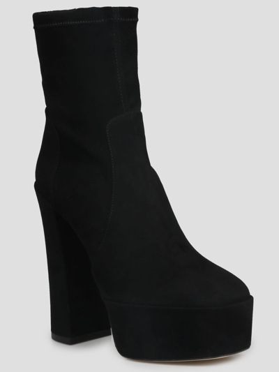 Shop Stuart Weitzman Skyhigh Platform Bootie In Black