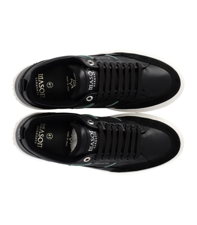 Shop Mason Garments Tia Energia Black Sneaker In Nero