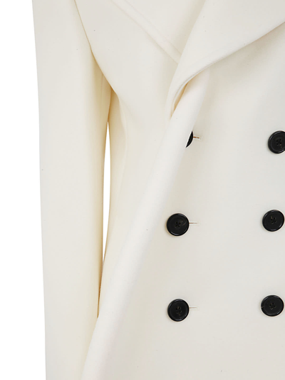 Shop Jw Anderson Bumper Peacoat In White