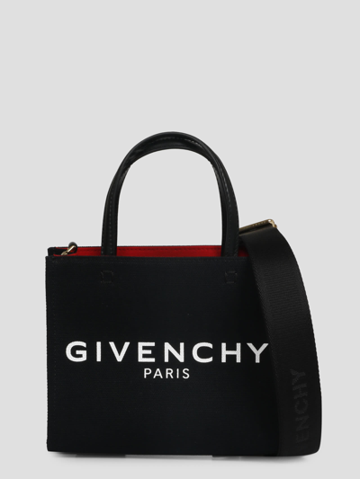 Shop Givenchy G- Tote Mini Bag In Black