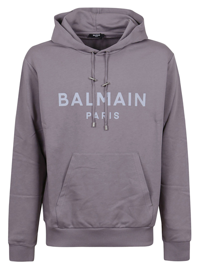 Balmain Men's Grey Other Materials Sweatshirt | ModeSens