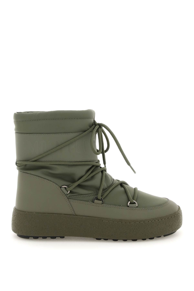 Shop Moon Boot Mtrack Tube Boots In Khaki