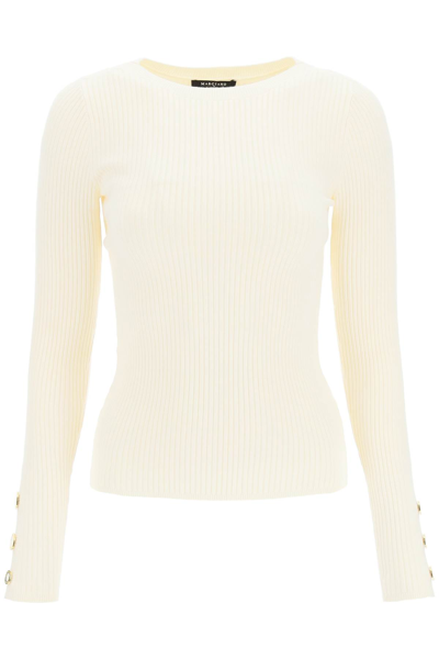 Shop Marciano By Guess 'flora' Bateau Neckline Sweater In White