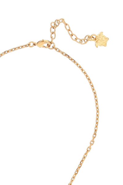 Shop Versace Dream Necklace In Gold