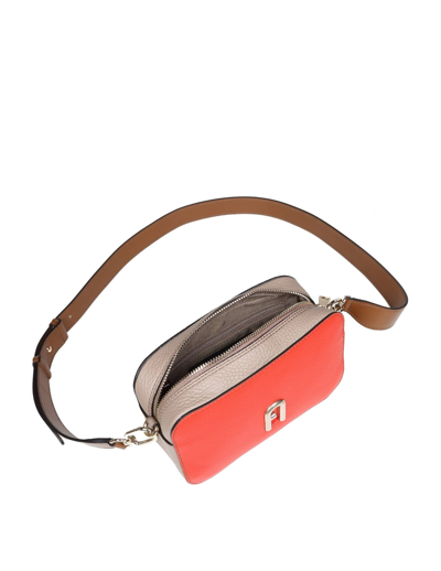 Shop Furla Primula Shoulder Bag In Spritz Color Leather