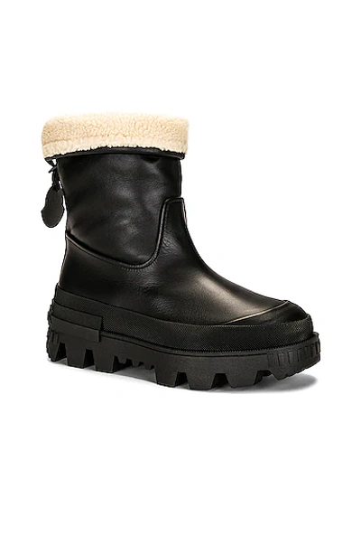 Shop Moncler Moscova Snow Boot In Black