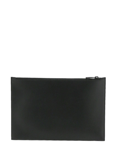 Alexander Mcqueen Flat Logo Pouch In Black | ModeSens