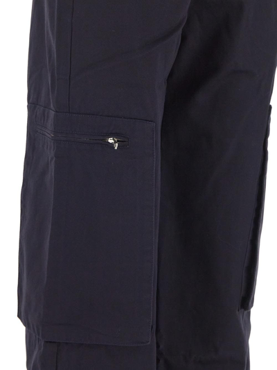 Shop Amiri Cargo Trousers In Blue