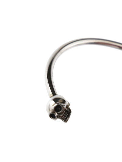 Shop Alexander Mcqueen Twin Skull Bracelet