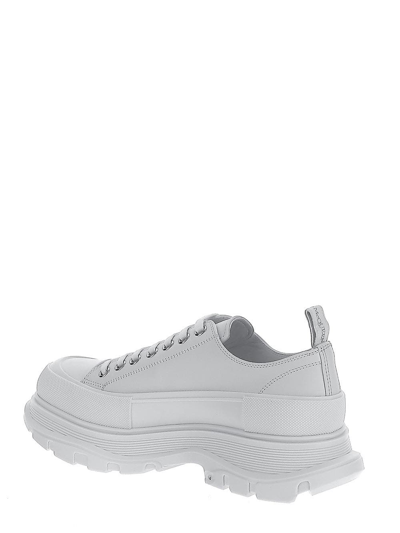 Shop Alexander Mcqueen Boxer Lace-up Shoes In White