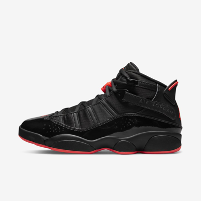 Shop Jordan Men's  6 Rings Shoes In Black