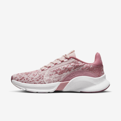 Shop Nike Women's Superrep Go 3 Flyknit Next Nature Workout Shoes In Pink