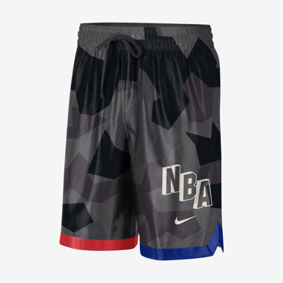 Shop Nike Team 31 Courtside  Men's Dri-fit Nba Shorts In Brown