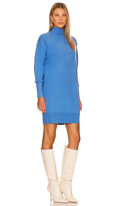Shop Line & Dot Mimi Dress In Azure Blue