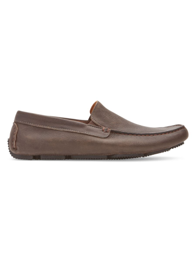 Shop Rockport Men's Rhyder Leather Loafers In Brown