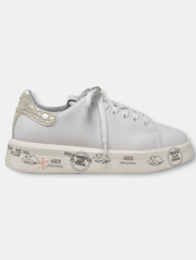 Premiata Sneaker Belle 5990 In White,floral | ModeSens