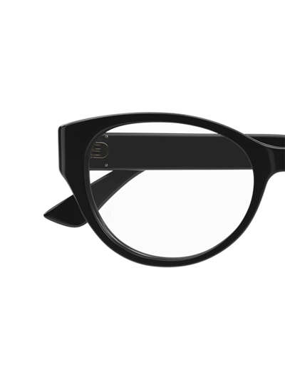Shop Cartier Women's Black Metal Glasses
