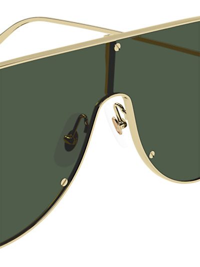 Shop Cartier Women's Silver Metal Sunglasses