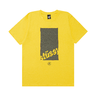 Pre-owned Stussy Kids'  Tall Box Tee 'gold' In Yellow