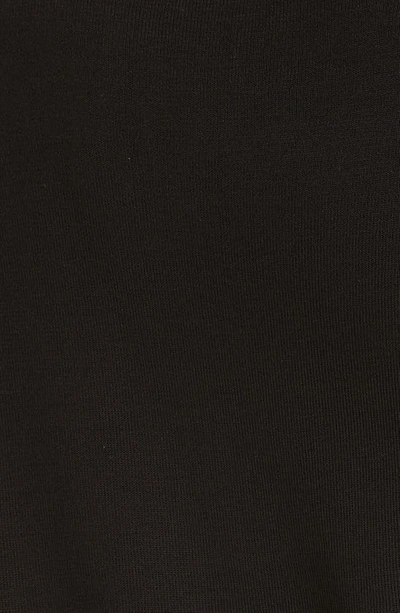Misook Plus Size 3/4-sleeve Layering Shell In Black