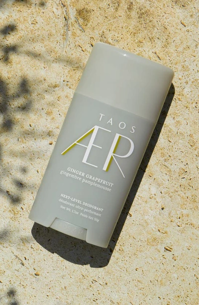 Taos Aer Next-level Deodorant In Ginger Grapefruit