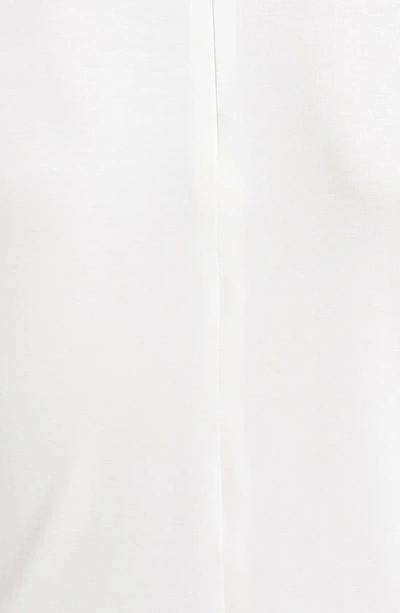 Akris Mock Neck Stretch Modal Top In 211 Off White