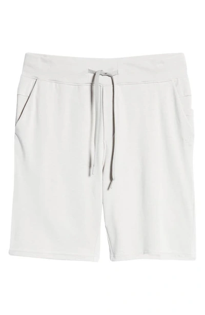 Cozy Earth Ultrasoft Jogger Pajama Shorts In Light Grey