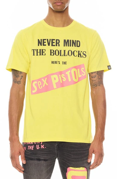 Shop Cult Of Individuality Sex Pistols Graphic Tee In Yellow