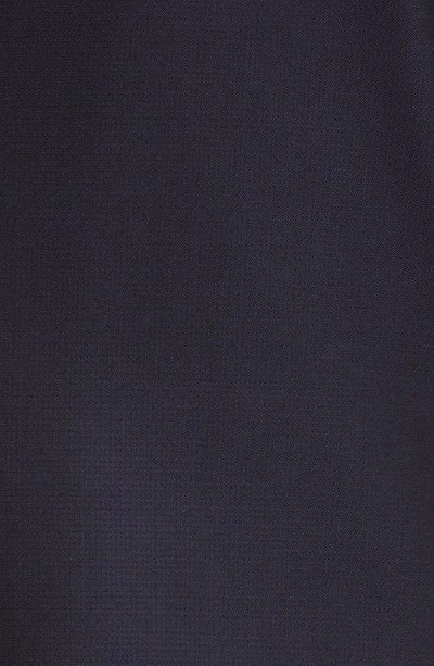 Zegna 15milmil15 Micro Pattern Wool Suit In Blue