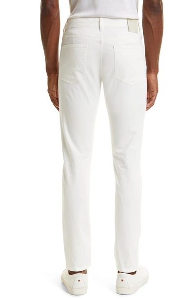 Zegna Jean Roccia En Coton Extensible Blanc In White