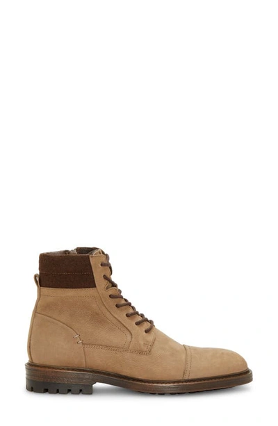 Shop Vince Camuto Hammond Combat Boot In Dark Taupe