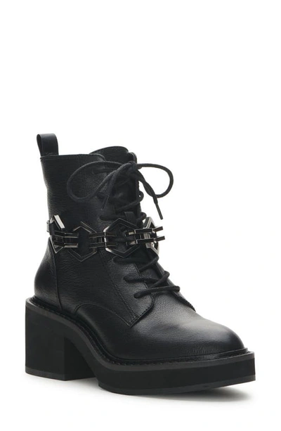 Shop Vince Camuto Keltana Combat Boot In Black