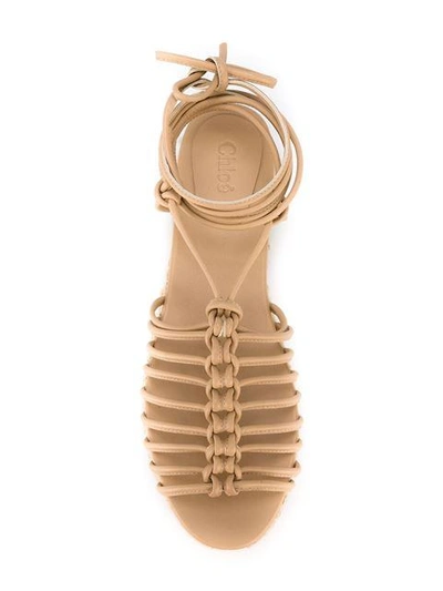 Shop Chloé Strappy Sandals