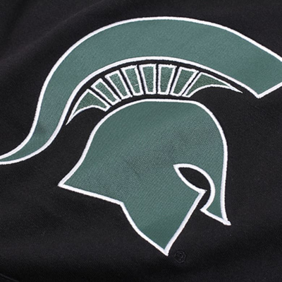 Shop Stadium Athletic Youth  Black Michigan State Spartans Big Logo Pullover Hoodie