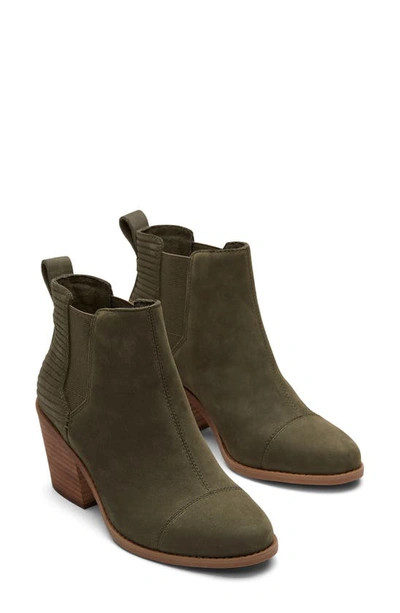 Shop Toms Everly Chelsea Boot In Medium Green
